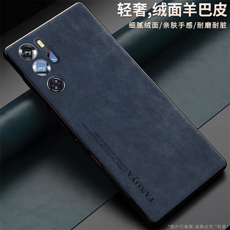 Case For Red Magic 9S Pro Case Luxury Silicone Leather Back Cover For Nubia RedMagic 9 Pro Plus Protect Shell Shockproof Bumper