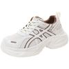 Autumn mesh soft-soled dad shoes for women show small feet, new shoes, thick-soled heightened small casual women's shoes