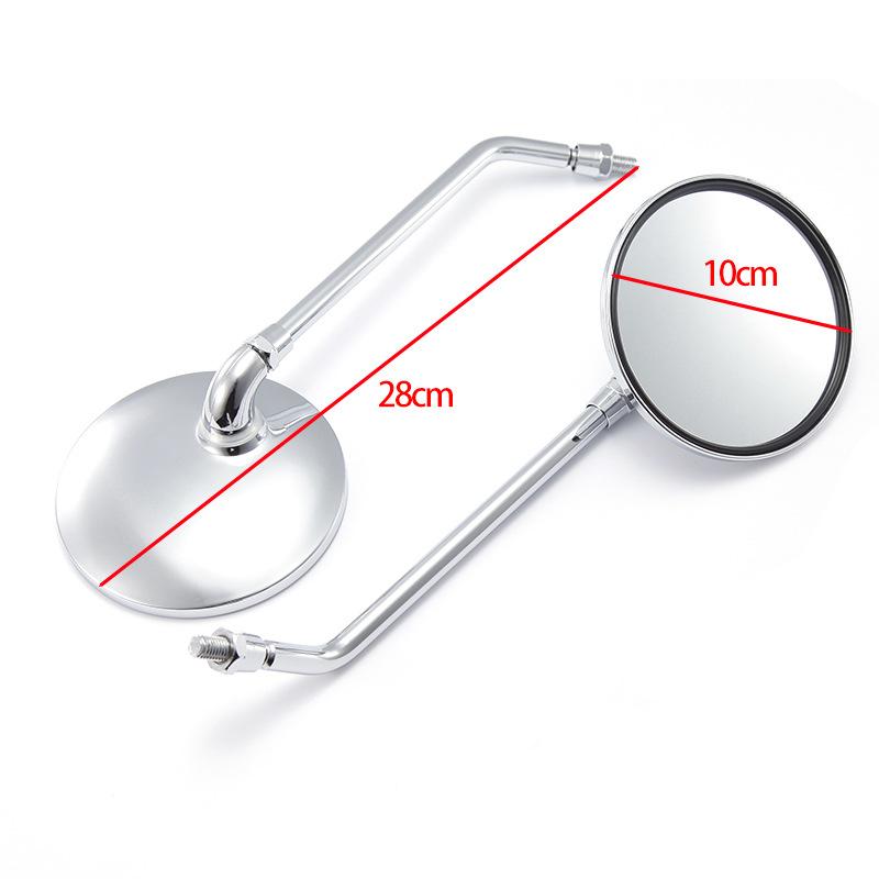 Motorcycle Electroplated Rearview Mirror Little Turtle King Big Turtle King Rearview Mirror8MM/10MM Reflective Mirror Compatible