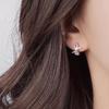 Female Exquisite Simple Versatile Bow Earrings