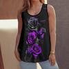 Fashion Printed Women's Top Casual Loose Sleeveless T-Shirts Women’s
