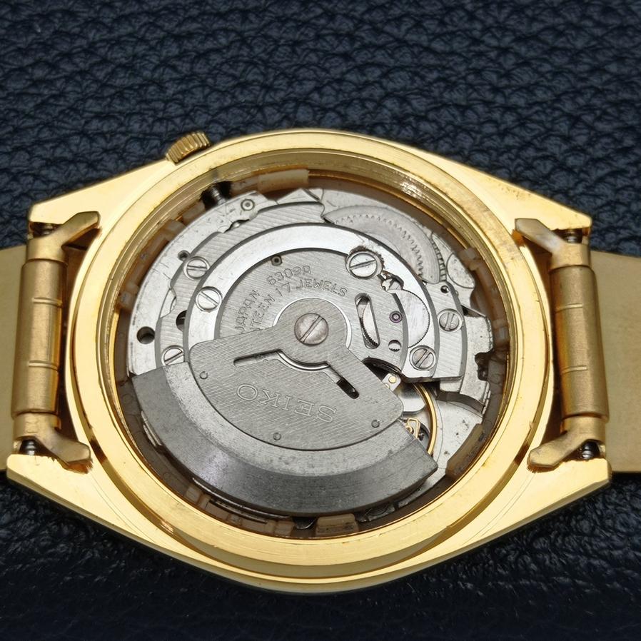 CEAS SEIKO 5 AUTOMAT VINTAGE RECONDITIONAT 6309A JAPONIA BĂRBĂTESC CADRAN ALB a425908-2