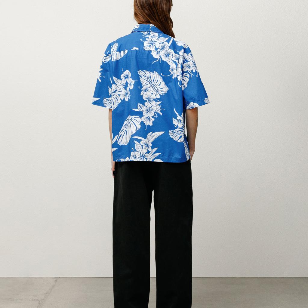 Stussy Shirts Unisex Cuban Collar Moderate Hawaii 1110361