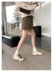 5CM Petite Height-Increasing Korean Color-Block Star White Retro Lace-Up Women's Casual Shoes