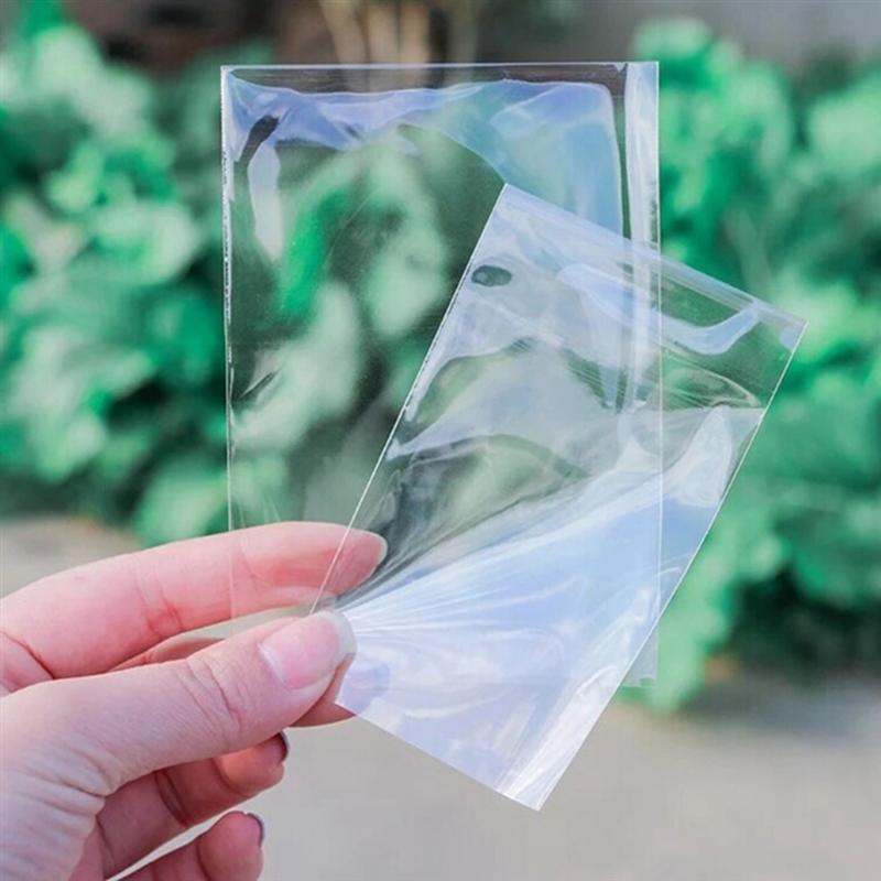 100 Stück Klare Zellophan Opp Plastiktüten für Süßigkeiten Lutscher Keks Verpackungsaufbewahrungsbeutel Hochzeitsfeier Geschenk Cello Polybeutel