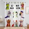 Cute Cartoon Animal Giraffe Dog Printed Curtain Bedchamber Living Area Study Kids Bedroom Curtain Can Be Customized 2 Unit
