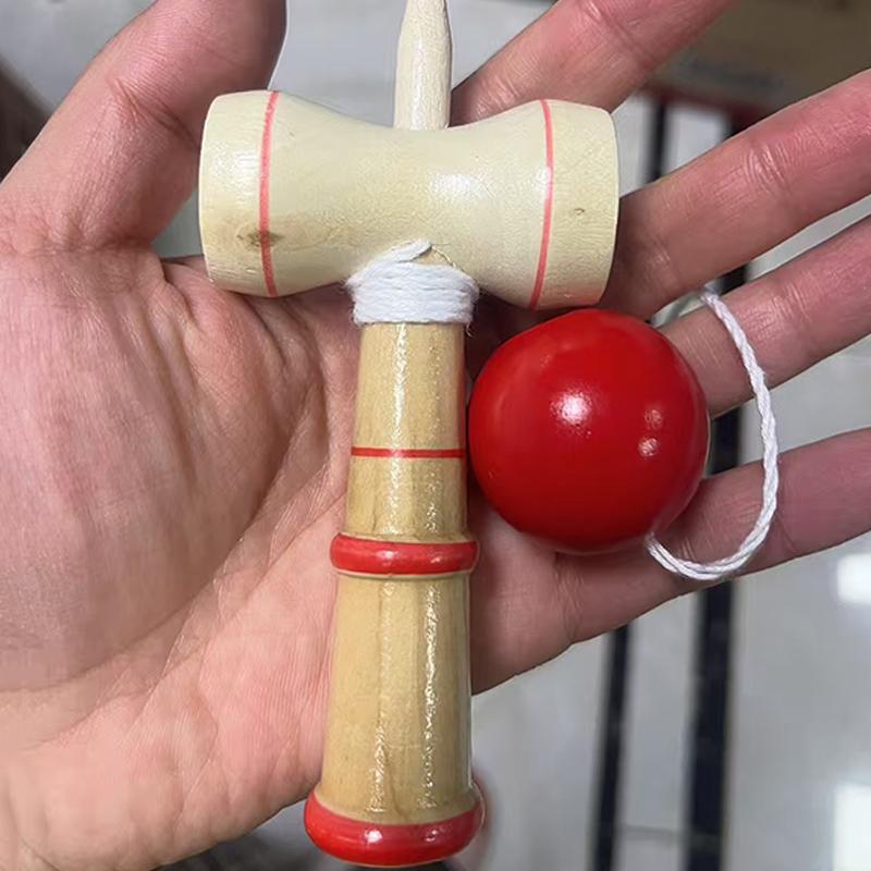 Beginner Kendama Wooden Ball and Cup Game Hand Eye Coordination Sport Toys for Kids Teens Boys Girls Party Favors Gifts 6