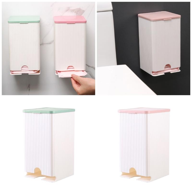 Wall Mounted Sanitary Towel Holder Multifunctional Tissue Dispenser Bathroom Organizers Sanitary Napkin Storage Box