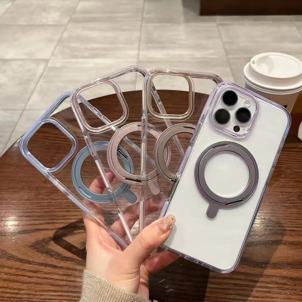 Premium Transparent Phone case for iphone 18 15 16 Pro Max for Magnetic Wireless Charging for iphone 17 Pro Max Free Shipping