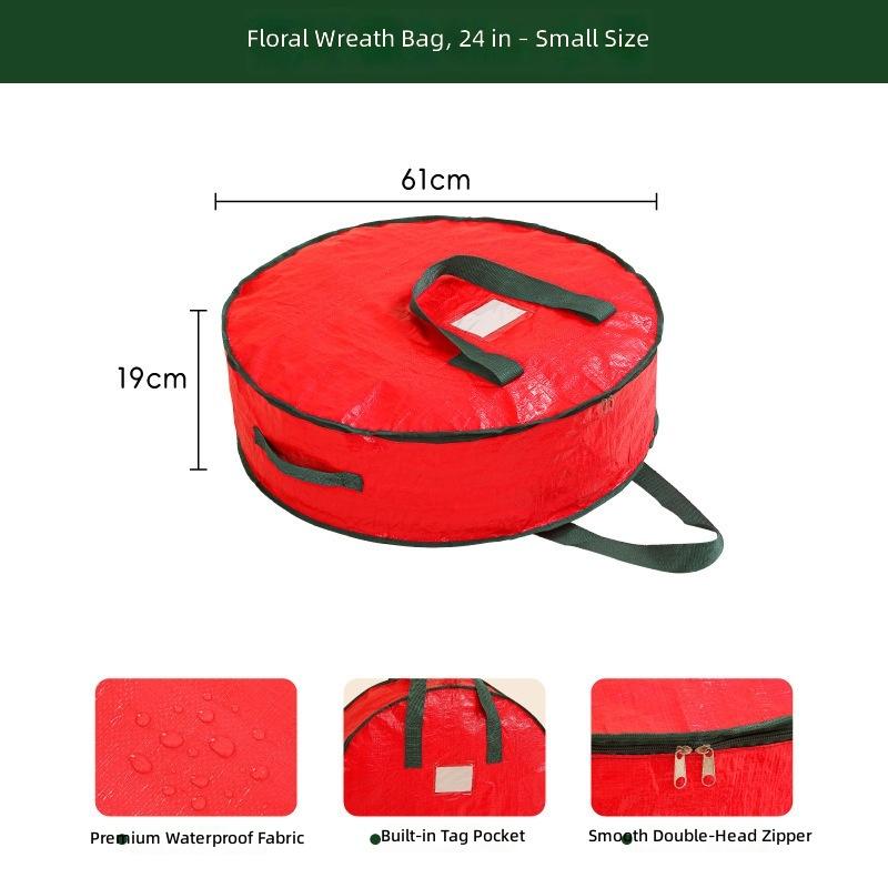 Extra Large Waterproof Christmas Tree Storage Bag With Handles For Ornaments Holiday Decor Organizer Xmas Storage Solution