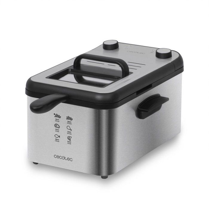 Friteuse - Cecotec - CleanFry Infinity 3000 - 3 L - 2400W - Minuterie - Noir