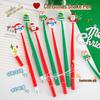 Cute Christmas Cartoon Silicone Shaker Gel Pen - Student Stationery Gift