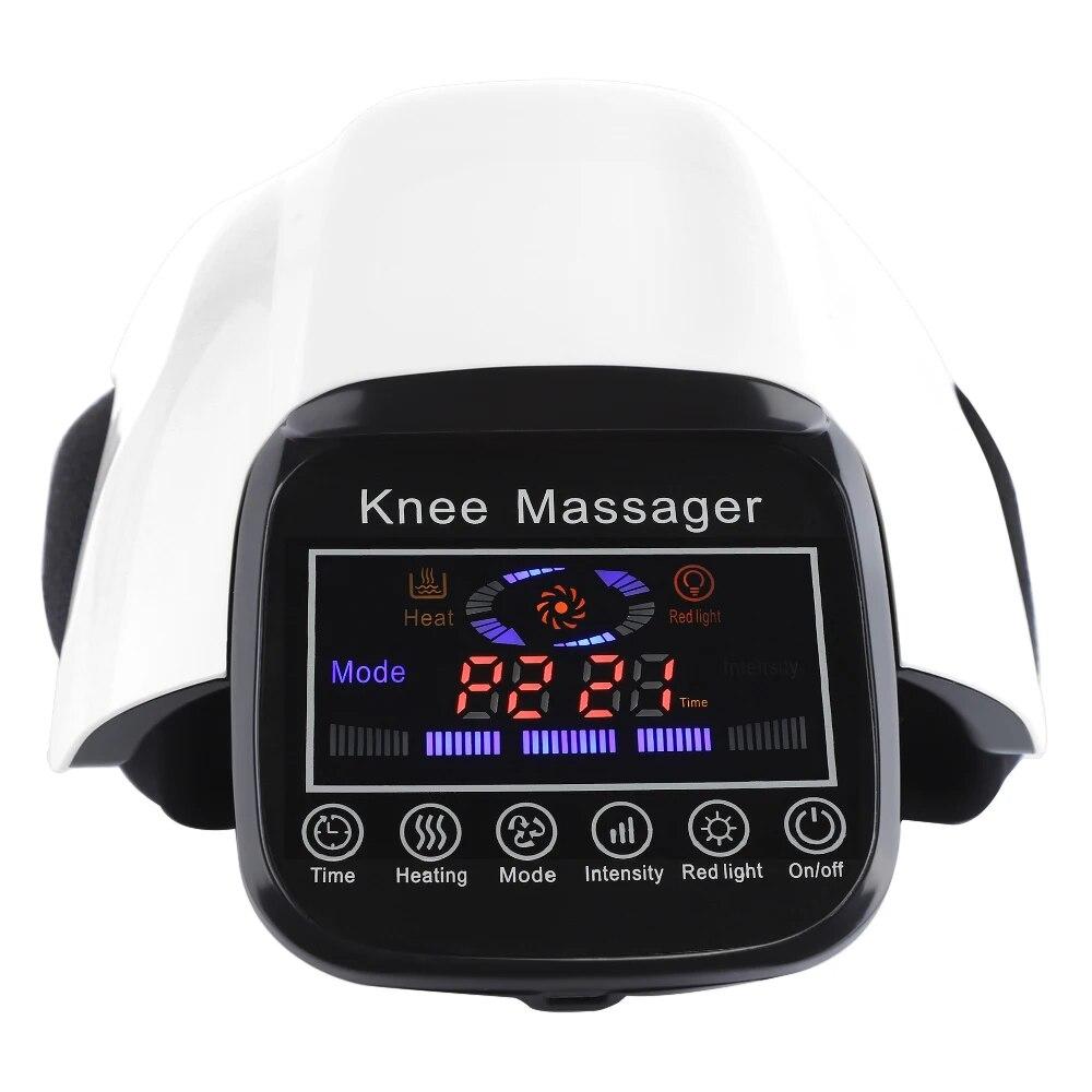 Electric Infrared Heating Knee Massager Air Pressure Vibration Massager Orthopaedic Air Compression Knee Pads Pain Relief
