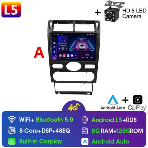 2din Android14 Car Radio Multimedia Carplay Auto GPS Navigation For Ford Mondeo Mondeo 3 2000 2001 2002 2003 2004 2005 2006-2007