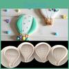 Silicone 4 Hot Pcs Mold Air Balloon Biscuits Fondant Cake Candy Mould Cookies Decorating Tools