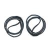 New LH & RH Front Door Molding Seal Weatherstrip for 2006-2011 Honda Civic Sedan