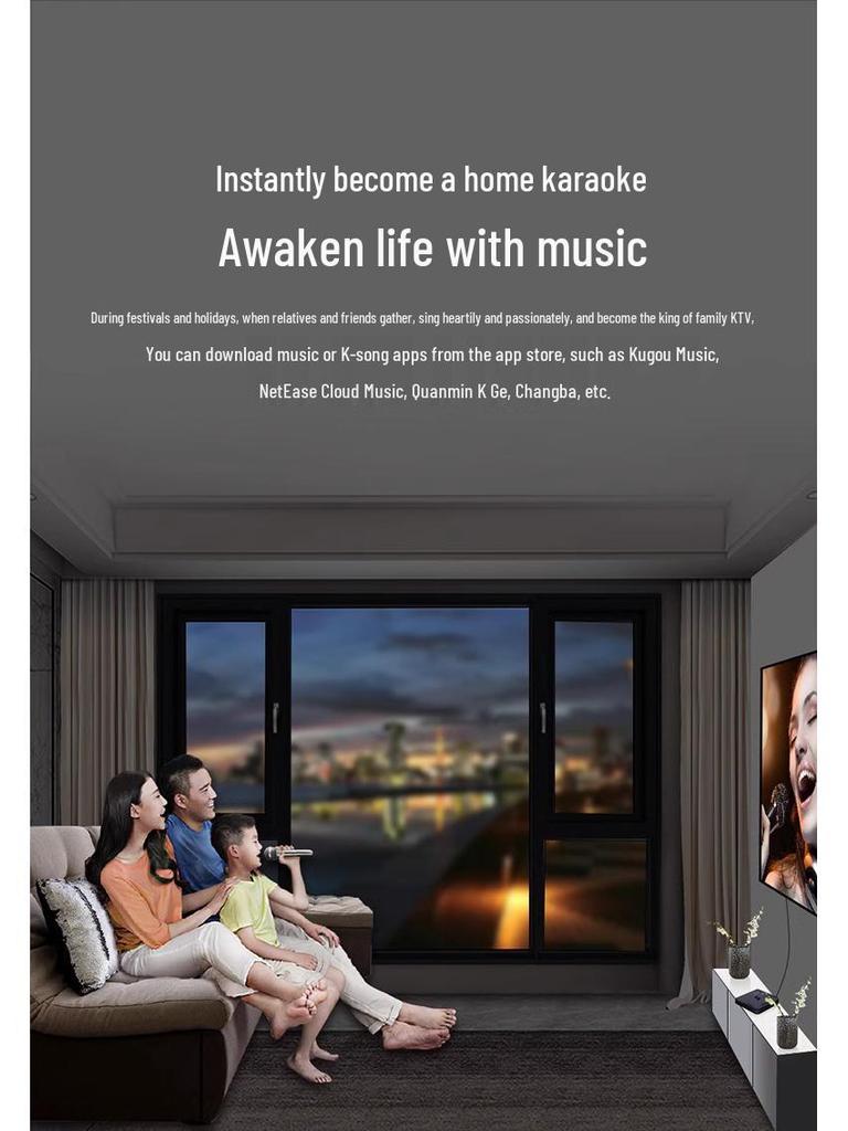 4K HD Smart Voice Set-Top Box with 5G WiFi for Home TV