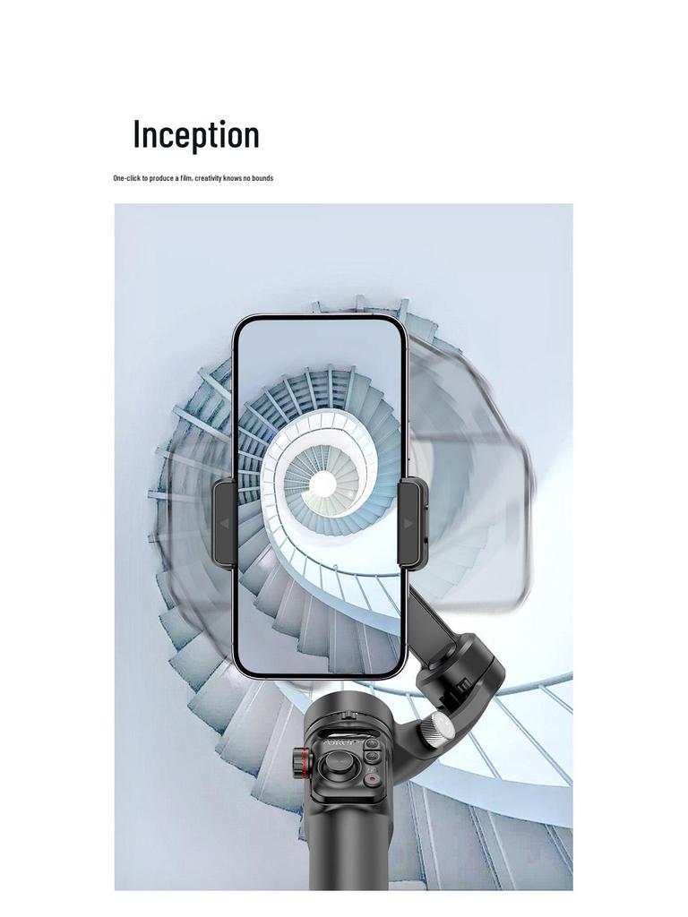 Smart Gimbal M02: Three-Axis Stabilizer with Face Tracking & Anti-Shake for Photography & Live Streaming