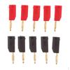 10Pieces 2mm Banana Plug Probe Instrument Meter Connector