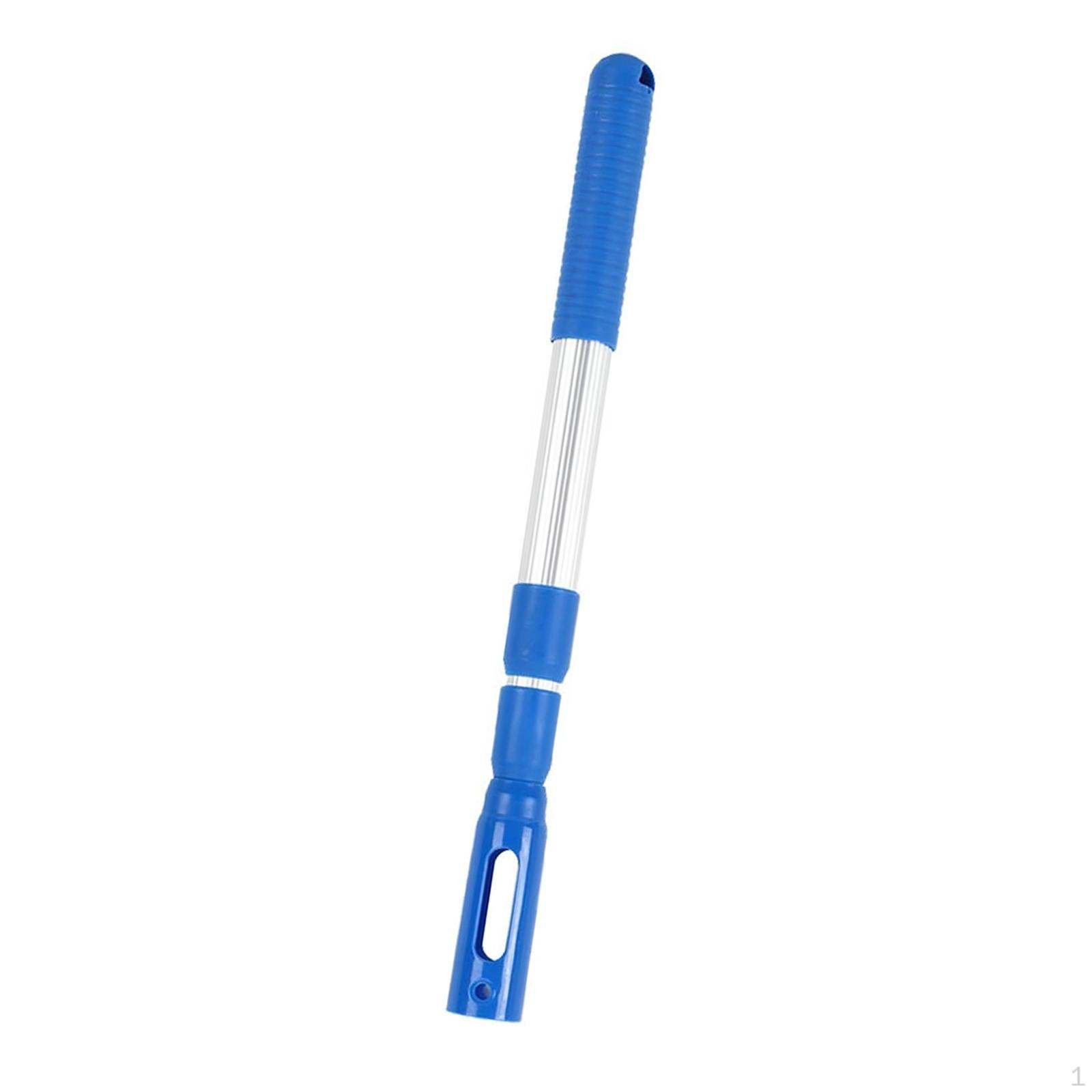 

Telescoping Pool Handle Cleaning Accessories with Cut Resistant Pullover Non Slip Handheld Aluminum
