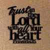 Precision Biblical Scripture Metal Plaque Wall Art Home Office Decor Wall Decoration Signage
