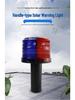 LED Solar Traffic Cone Warning Light for Construction and Marine Use