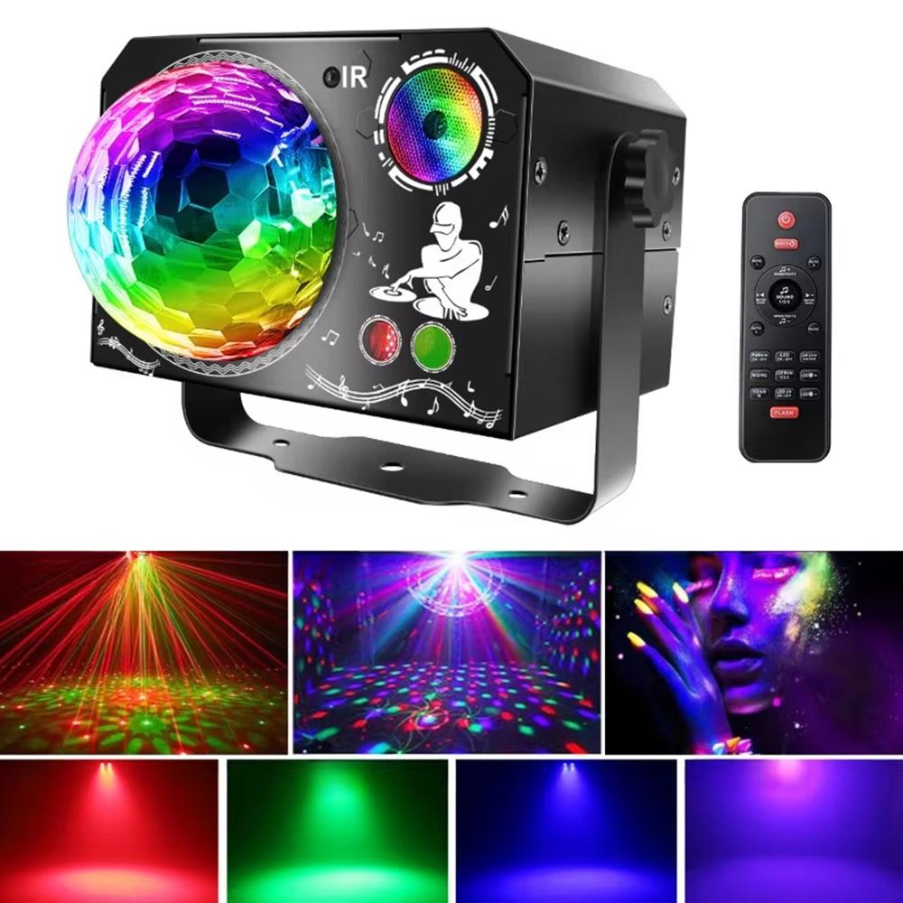

L150MW 4 In 1 Stage Laser Light for KTV Bar Party UV Projection Disco Magic Ball Lamp A