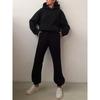 2024 Spring/Autumn Women's Fashion Thick Long-Sleeve Sweatshirt and Pants Set