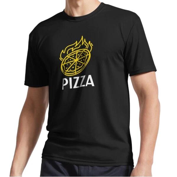 

New Pizza Time T-Shirt Active Logo T-Shirt Funny Size S to 5XL 4XL