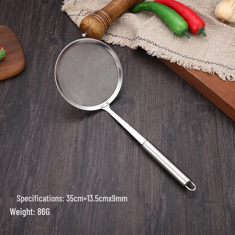 304 Stainless Steel Round Handle Mesh Strainer Set