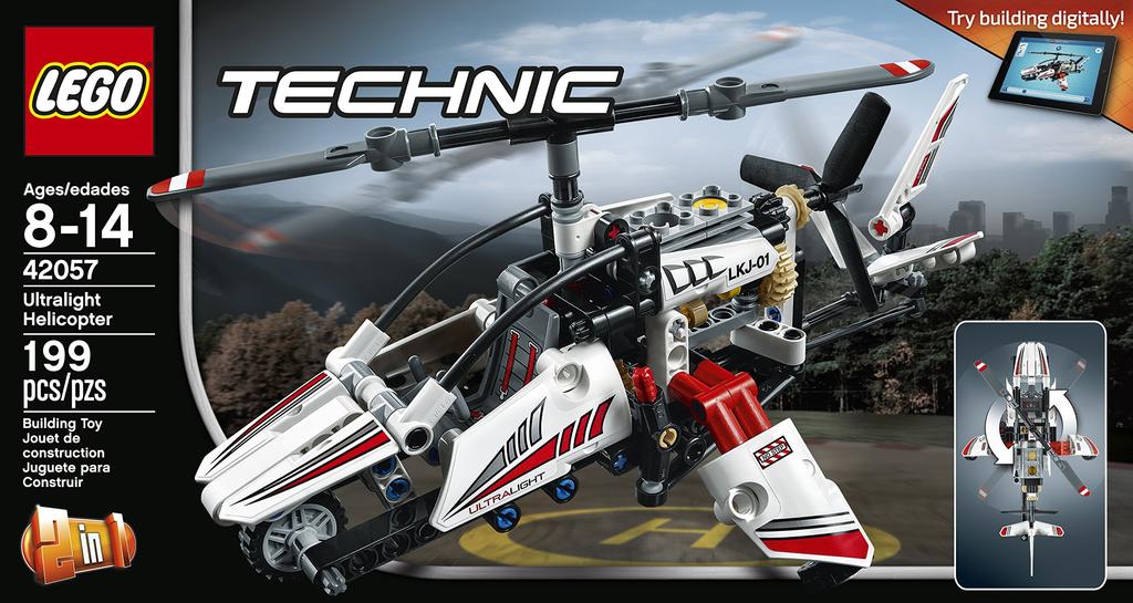 LEGO Technic Ultralight Helicopter 42057 Building Kit