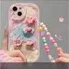 Applicable To Apple 14promax Mobile Phone Case IPhone 13 Cute Three-dimensional Doll 11/12mini Chain Xs/xr