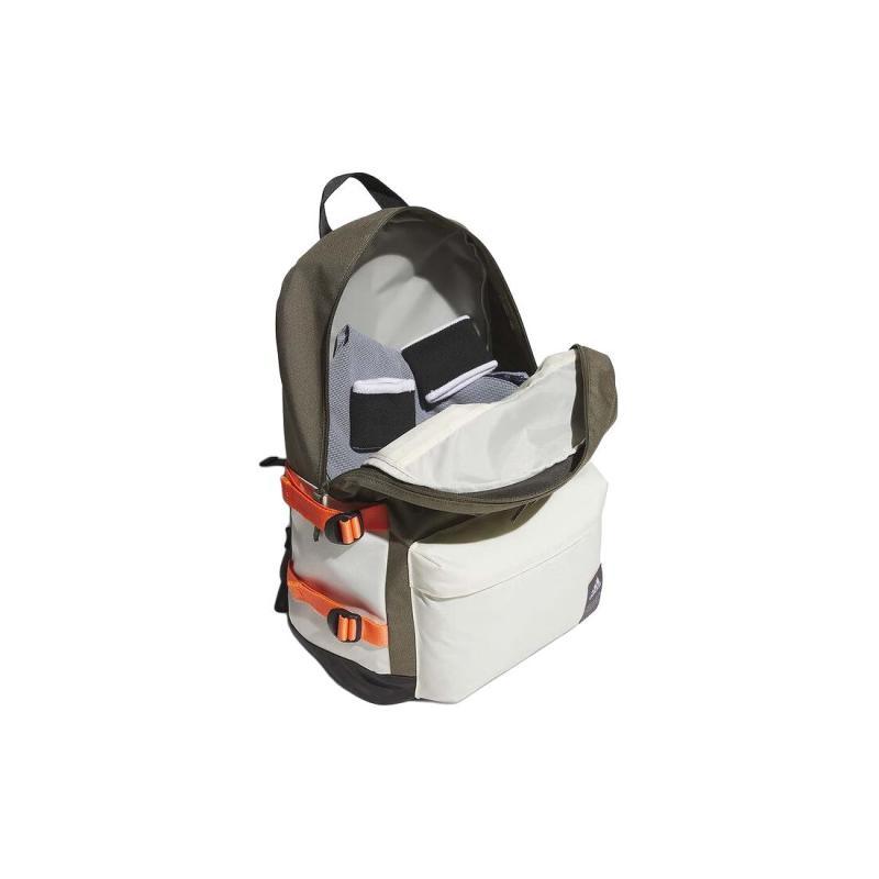 Adidas Recycled Polyester Backpack Medium Size Unisex Green Adidas JF6558