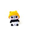 MINI Amigurumi Panda Set 10 cm