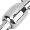 20PCS Stainless Steel Dual Ball Bearing Swivel Rolling Swivel Connector  Fishing Hook Connector,