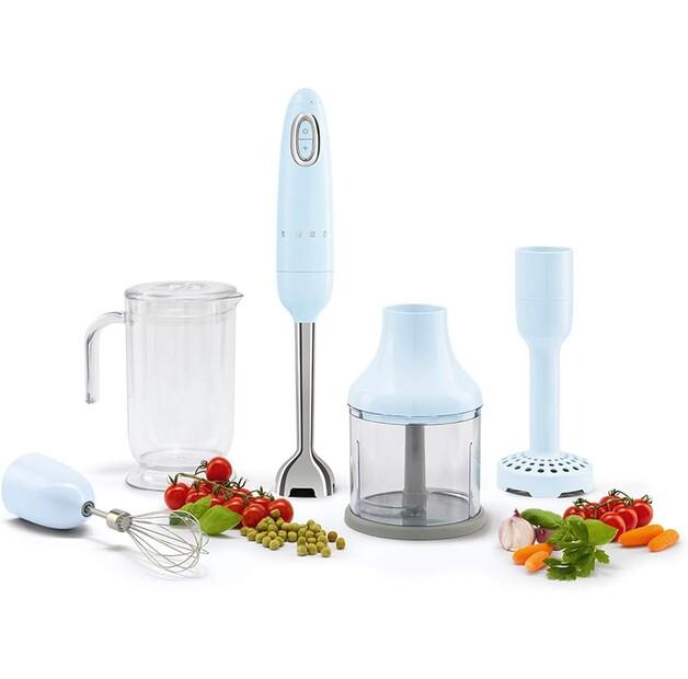 Immersion Blender Smeg HBF02PBEU with Attachments