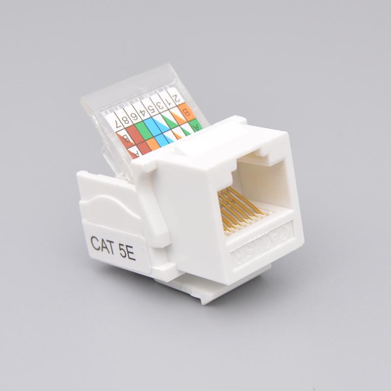 

Мережевий модуль Cat5e Keystone Jack - Панельна розетка категорії Супер П ять для комп ютерних мереж