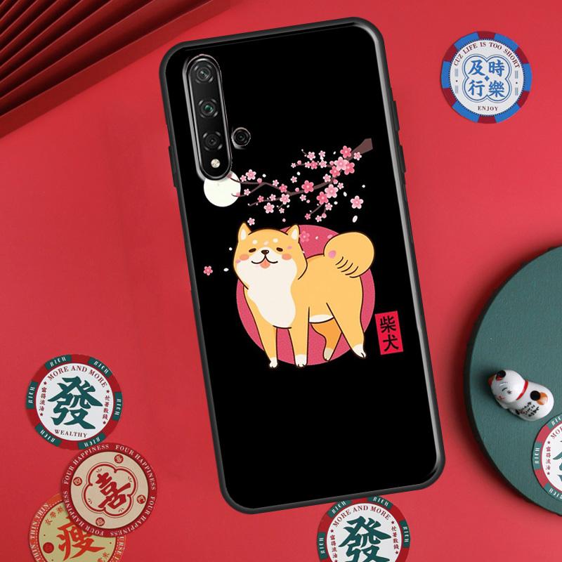 Animal Cartoon Akita Dog For Huawei P60 Pro P30 P40 Lite Nova Y61 Y91 Y90 Y70 Y60 Y72 12s 12i 11i 7i 8i 9 10 SE Case