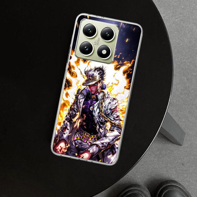 JoJo's Bizarre Adventure Kujo Jotaro Phone Case Cover for Xiaomi Redmi Note 15 14 13 12 11 Pro Plus 14S 12S 11S 11T 11E 10S 10 C