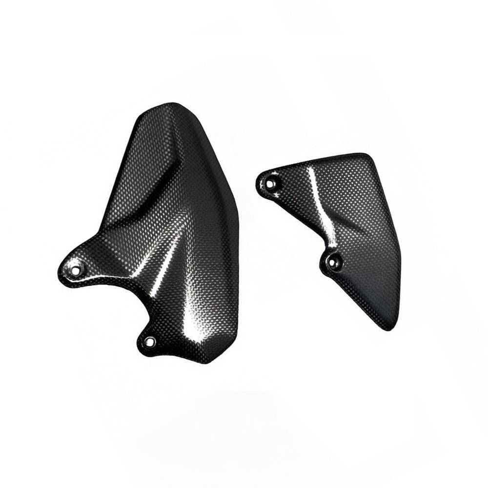 For DUCATI Multistrada V4 V4S Pikes Peak 2021-2023 2024 Carbon Fiber Heel Guards Protector Foot Plates Motorcycle Fairing Kits