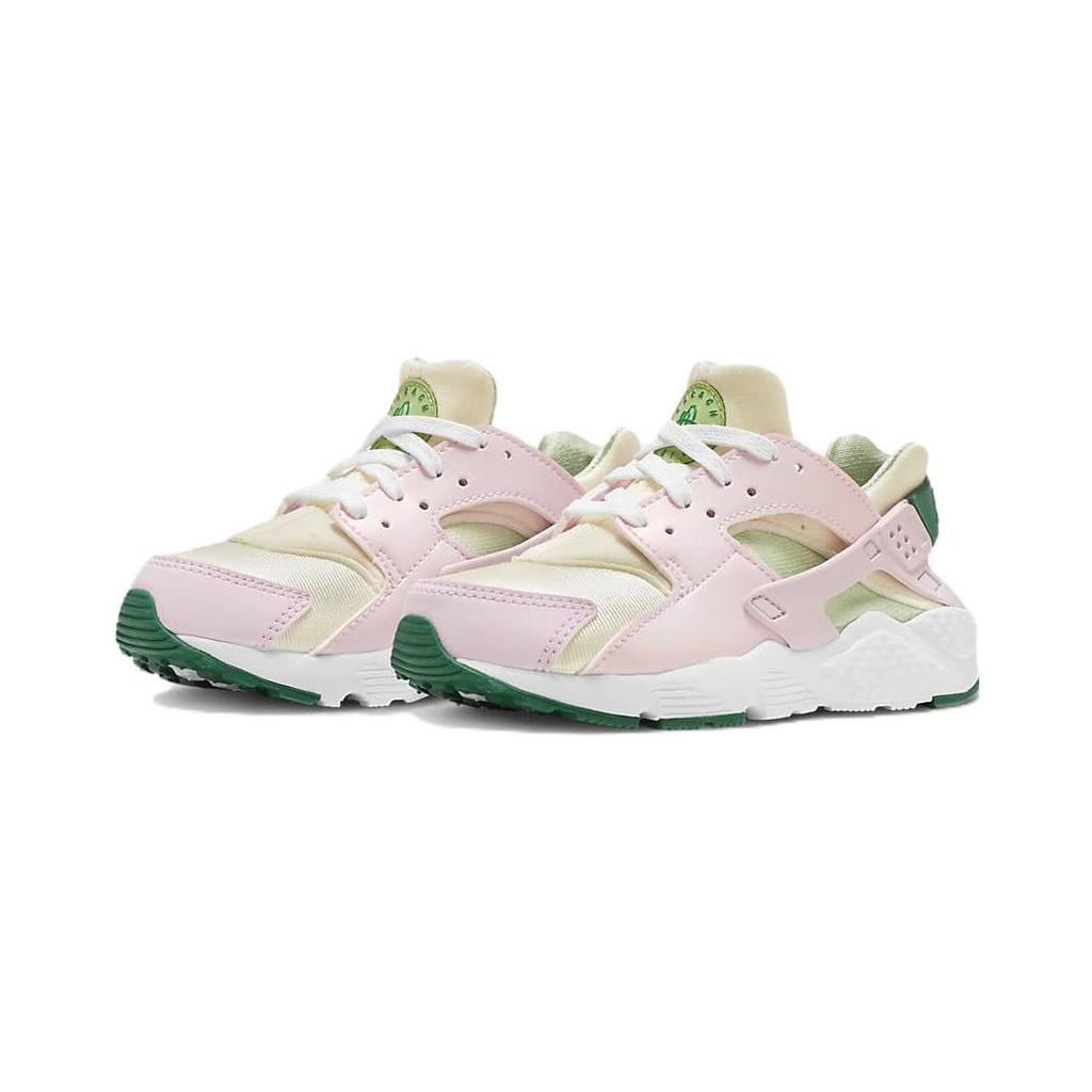 Nike Huarache Run SE Retro Low Top Kids Running Shoes Kids sneaker Pink Green DQ0518-600