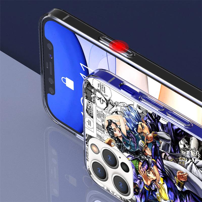 JoJo's Bizarre Adventure Diamond Is Unbreakable Phone Case For iPhone 17 Air 16 Pro Max 16E 15 + 14 Plus 11 12 13 Mini 7 8 SE Gi