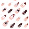 Tortoiseshell Gradient Almond Nails and Star Nail Art Tips - Autumn/Winter Collection