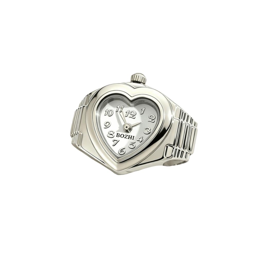 Adjustable Elastic Strap Mini Finger Watch Fashion Accessories Ring  Fashion Accessories