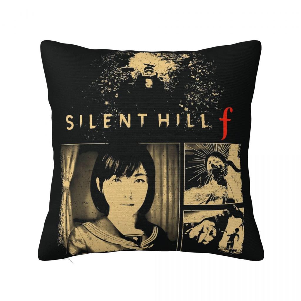 Pillow Cover Silent Hill F Game Hinako Graphic Cushion Cover Fashion Pillow Case For Sofa Car Home Decor Pillowcases