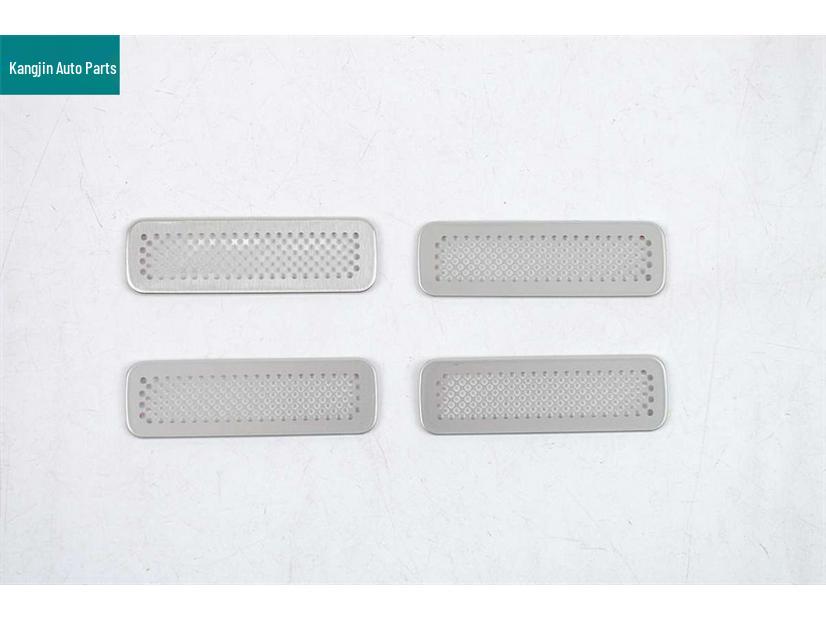 Denza 25 N9 Silver Steel Interior Speaker Covers: Glass Lift Front Panel
