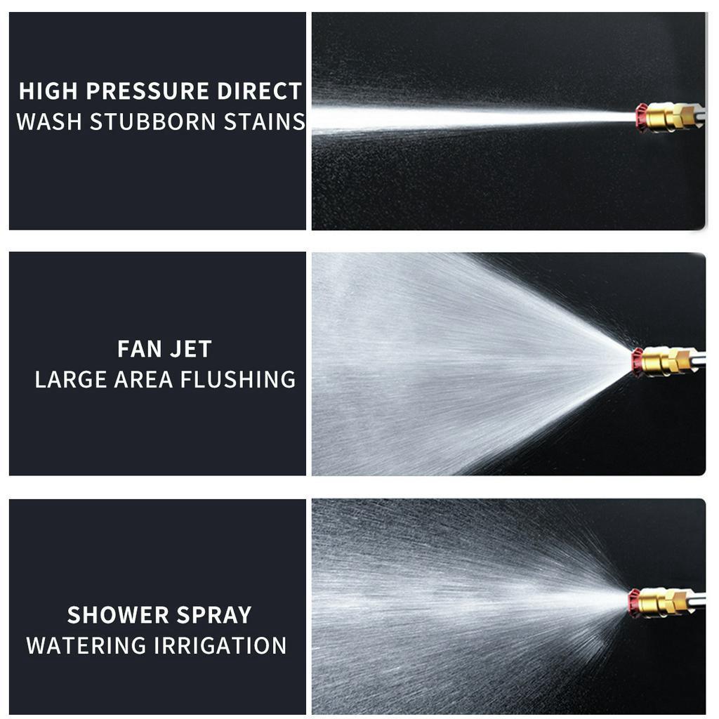 PortableWireless High Pressure Car Wash Water Guns High Pressure Washer Foam Generator With 2 Battery  20000mAh 12V 24V