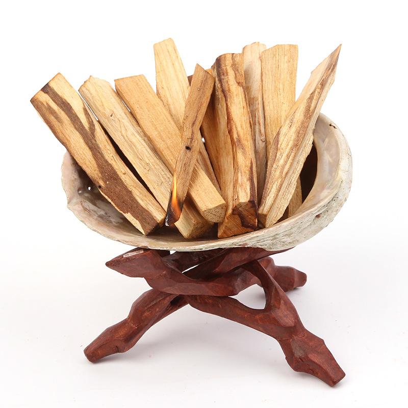5 Stück Palo Santo Holzstäbchen Drachenblut Natürliches Räucherwerk Heiliges Holz Streifen Aromatherapie-Stäbchen Reinigung für Zuhause Luftreinigung