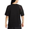 Nike Dri Fit T Shirts Women's Black Crew Neck Moderate Straight Fit DD4621-010