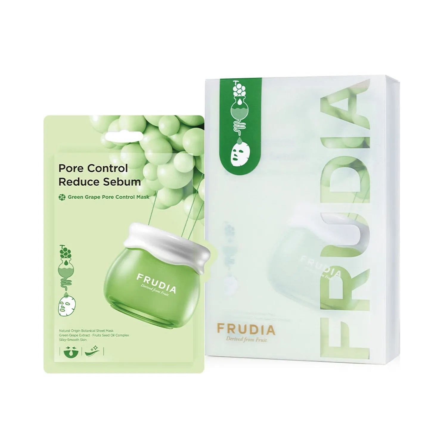 FRUDIA Green Grape Pore Control Mask Sheet (25ml*10ea) 25ml